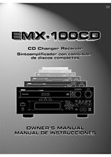Bedienungsanleitung-Operating Instructions pour Yamaha EMX-100 CD