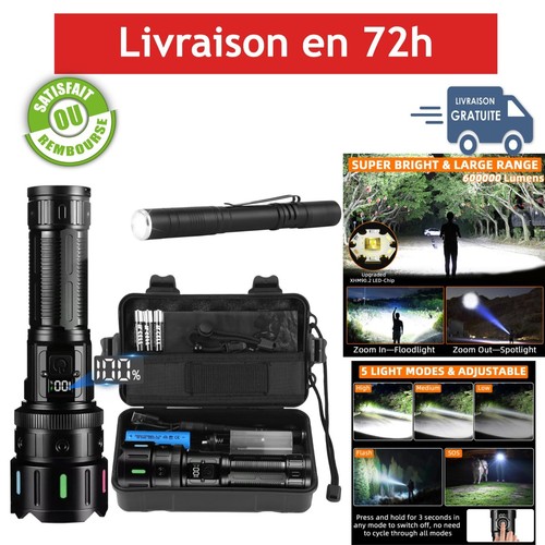 Lampe torche led rechargeable - lampe,