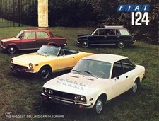 Catalogue Brochure Fiat  124