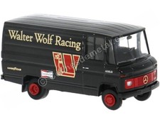 1967 Mercedes-Benz L406D Walter Wolf Racing Negro 1:87 Brekina 36857