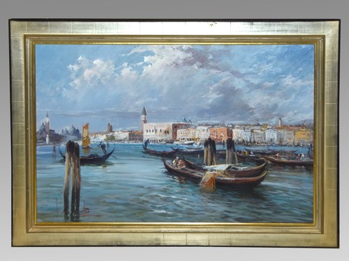 Tableau huile claudio - huile,