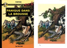 EO ÉPUISÉ N° BD TT EX LIBRIS GÉRALD FORTON + TIGER JOE : PANIQUE DANS LA BROUSSE