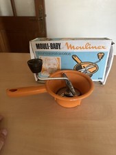 moulin legumes vintage orange mouli baby moulinex Annees 70