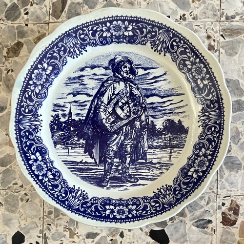 Grande assiette décorative - assiette,