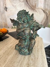 sculpture ange violoniste en