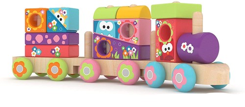 Adore train empilable en - j'adore,