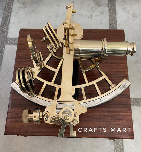 Sextant nautique laiton 9 - en,