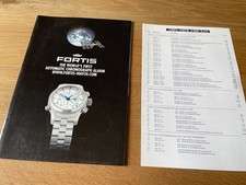 Catalogue Fortis - Space Chronograph Alarm - 2002 - Montres de collection