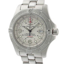 Breitling Superocean Steelfish A17390/cadran argenté /44 mm/2005/excellent état