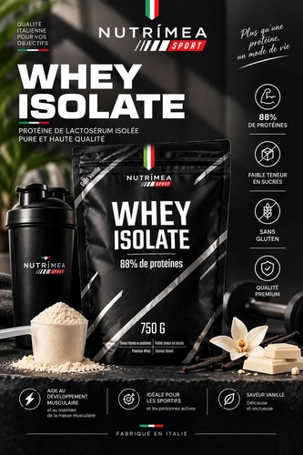 Nutrimea sport whey isolate - nutrimea, 88