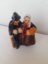 Henriot Quimper Couple de Bretons Jim Sevellec Premier Tirage 