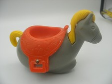 1975' Hasbro Vintage culbuto les BIDIBULES the Weebles accessoire Cheval