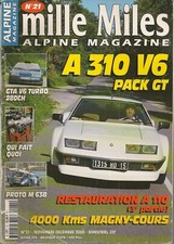 MILLE MILES 21 ALPINE GTA V6