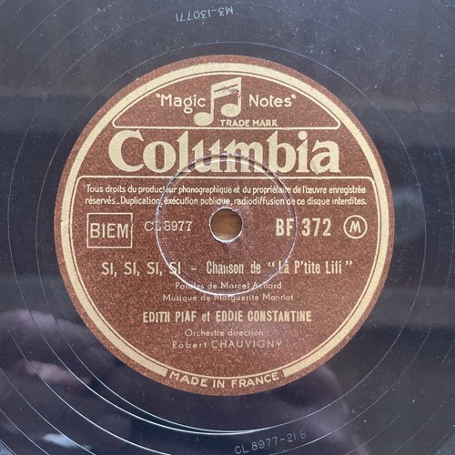 Rpm edith piaf eddie - 78,