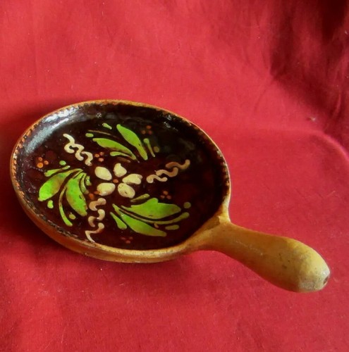 Ancien poêlon poterie - poêlon,