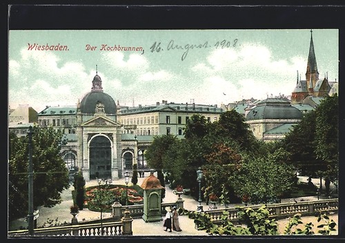 Carte postale wiesbaden - carte,