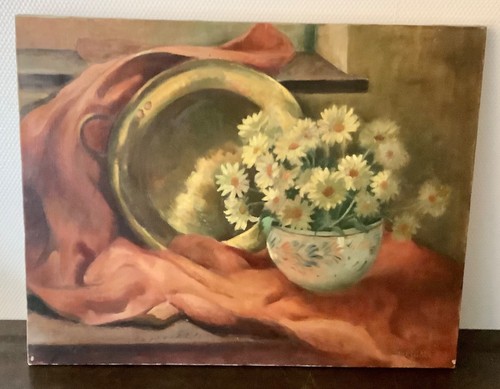 Huile sur toile - :, de