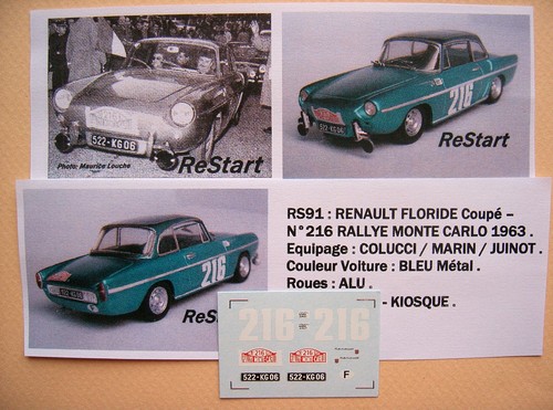 Rs091 decal restart - rs091, 1/43