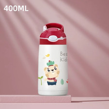 400ML Enfants Bouteille D'Eau Dessin Animé Animal Thermos Tasse Bébé Canard Four