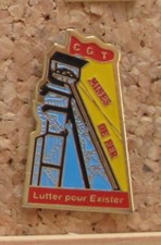 Pin's CGT Mines de Fer Lutter