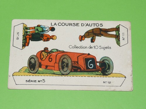 Chromo decoupage 1932 - decoupage, chocolat