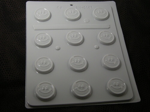 Hard candy mini - smiley, mint