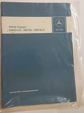 Manuel D'Atelier " Lancement Dans Le Service à la Clientèle " Mercedes 240D,