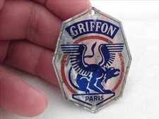 RARE PLAQUE DE VELO GRIFFON