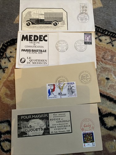 Lot enveloppes philatéliques - enveloppes,