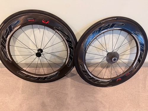 Zipp 808 front - and, carbon