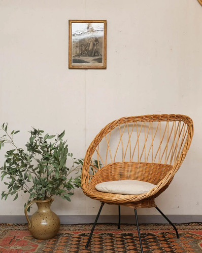 Ernest fauteuil en rotin - en,