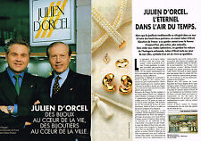 PUBLICITE ADVERTISING 094  1994  JULIEN D'ORCEL bijoux(3p) G. CHOPARD J.P CLABAU