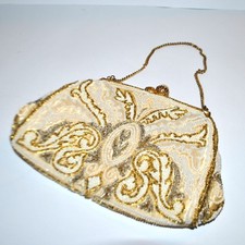 Sac Bourse doré en sablé de