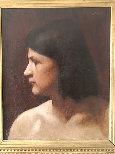 Huile sur toile ancienne
