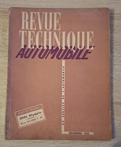 Revue technique rta opel - revue,