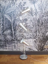 LAMPADAIRE VINTAGE-FRANCE-3 FEUX-DESIGN 60-70-Métal-1970