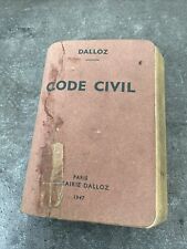 Ancien Livre Code Civil Dalloz