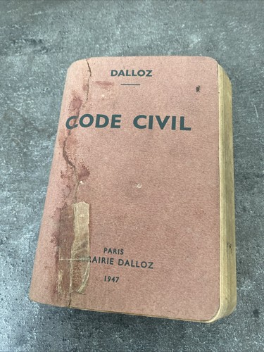 Ancien livre code civil - ancien,