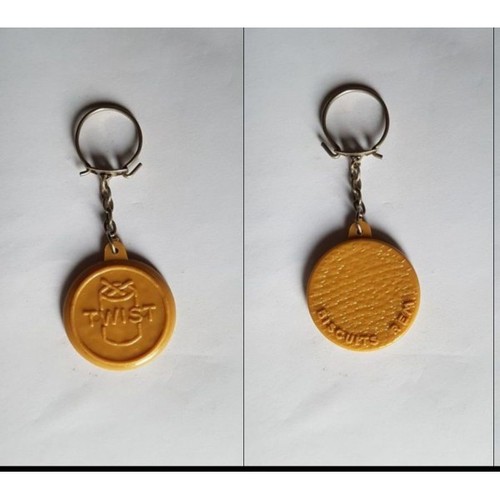 Porte clés biscuit twist - porte-clés,