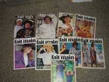 lot 9 catalogues fait main - livraison gratuite