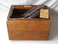 DV7517 COFFRET BOIS STARRETT COMPANY PALMER 7 MICROMETRE METRIQUE ET ACCESSOIRES