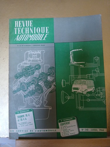 Revue technique automobile - revue, n°