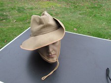 CHAPEAU DE BROUSSE FABRICATION DU COMMERCE  ORIGINAL 1947/1954 INDOCHINE