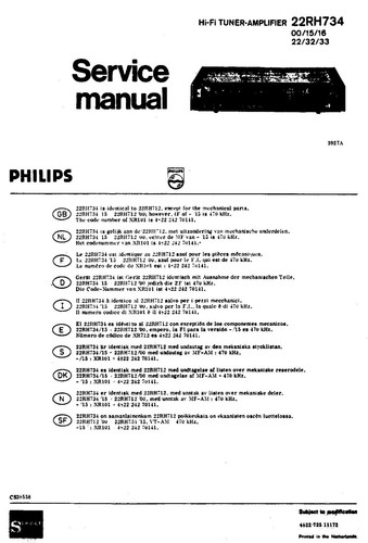 Service manuel instructions - service,