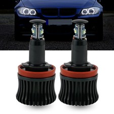 Ampoules H8 LED Angel Eyes Anneau Halo Blanc pour BMW E92 E93 Feu Stationnement