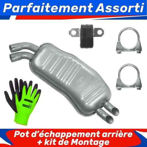 Pot échappement arrière - d’échappement,