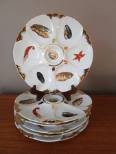 6 ASSIETTES  A HUITRES /