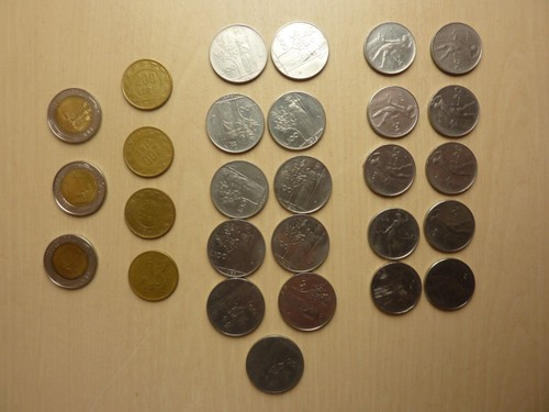 Italie pieces monnaie - pieces,