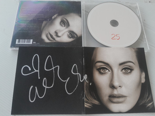 Adele autograph album - adele,