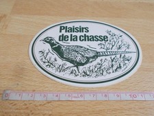 Autocollant PLAISIR DE LA CHASSE